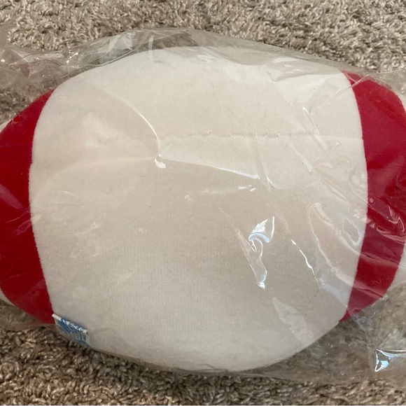 Vintage Georgia Bulldogs UGA Football 12” Stuffed Plush White - Picture 2 of 2